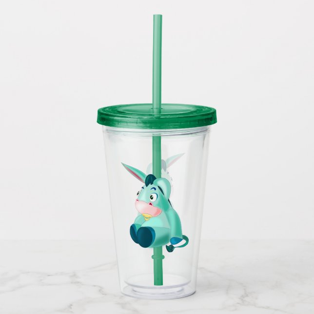 Copo De Acrílico Engraçado acrílico Tumbler com Baby Donkey (Frente)