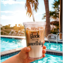 Copo De Acrílico Engraçado Personalizar Texto Frio Fazenda Cota Pre