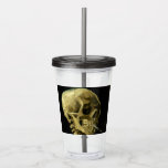 Copo De Acrílico Esqueleto de Fumagem de Van Gogh<br><div class="desc">Acrylic Tumbler com a pintura a óleo de Vincent van Gogh Skull de um Esqueleto com Cigarro queimado (1885-86). Um presente excelente para fãs do Poste-impressionismo e da arte holandesa!</div>