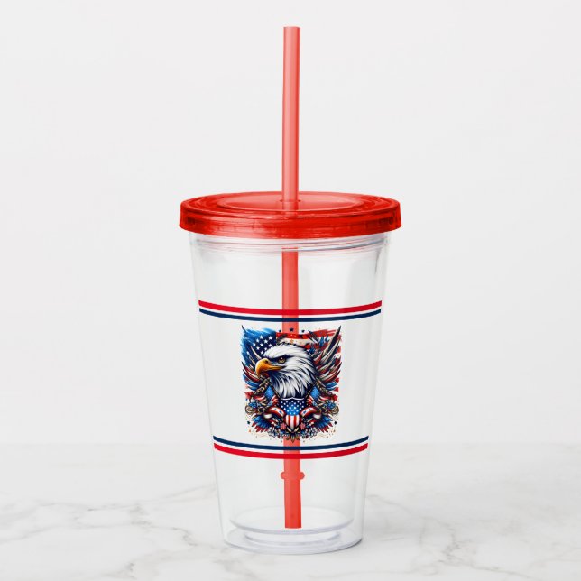 Copo De Acrílico EUA Acrylic Tumbler (Frente)