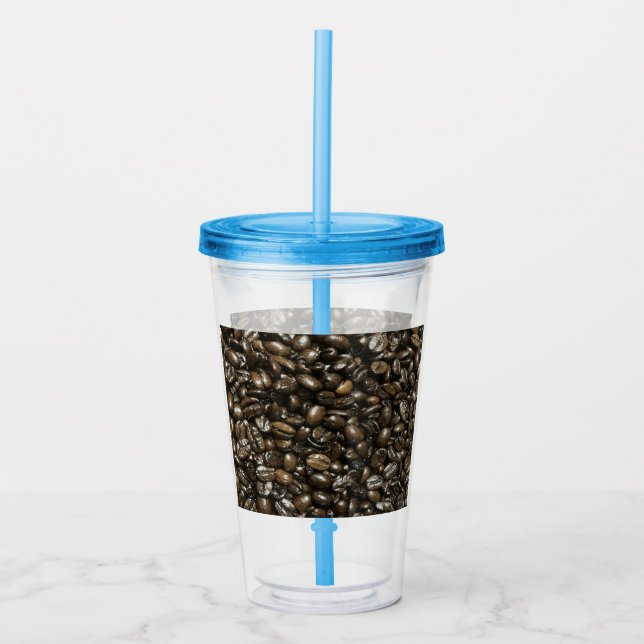Copo De Acrílico Feijões de café (Frente)