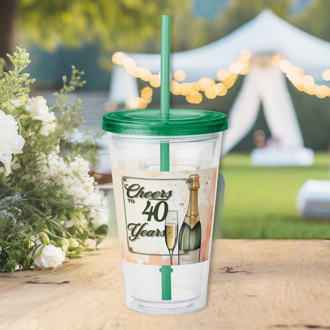 Copo De Acrílico Festa de Animação a Anos (Criador carregado)