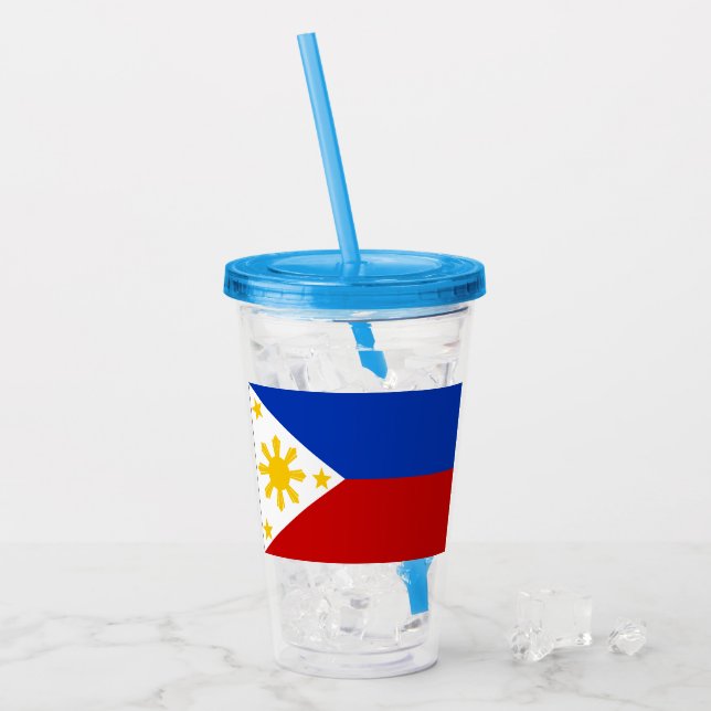Copo De Acrílico Filipinas (Gelo frontal)