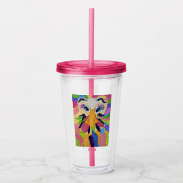 Copo De Acrílico Flávia Acrylic Tumbler