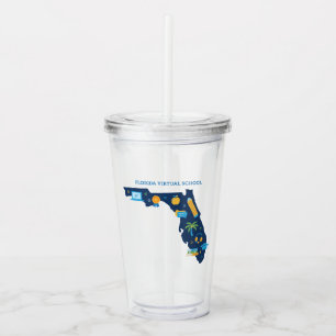 Copo De Acrílico FLVS, Flórida Tumbler