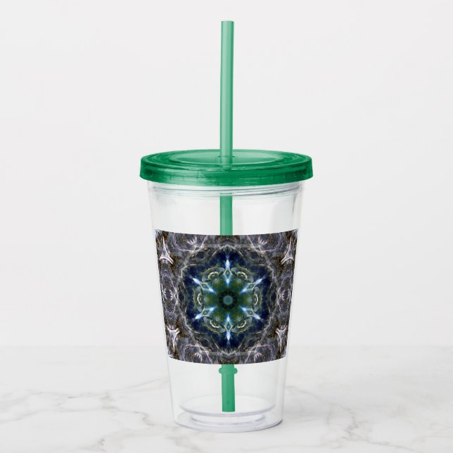Copo De Acrílico Folk Mandala Acrylic Tumbler (Frente)