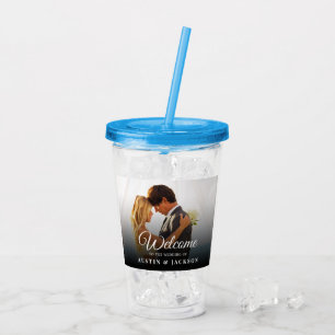 Copo De Acrílico Foto de Casamento Personalizada