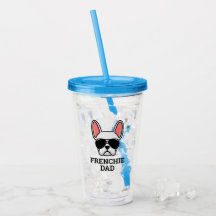 Frenchie Dog Pai White Buldog