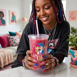 Copo De Acrílico Friends