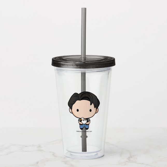 Copo De Acrílico FRIENDS™ | Joey Chibi (Frente)