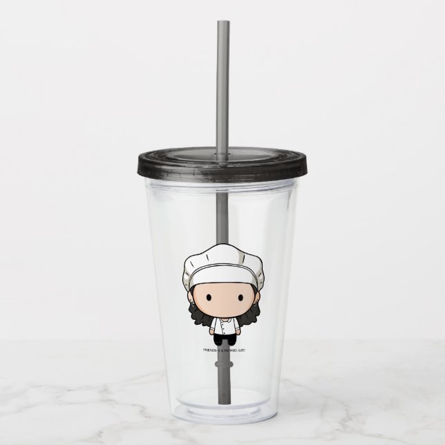 Copo De Acrílico FRIENDS™ | Monica Chibi (Frente)