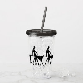 Copo De Acrílico Gatsby Borzoi - Tumbler Acrílico