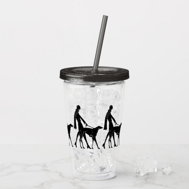Copo De Acrílico Gatsby Borzoi - Tumbler Acrílico (Gelo traseiro)