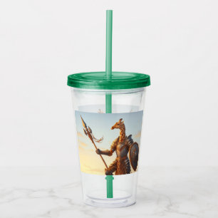 Copo De Acrílico Giraffe guerreiro