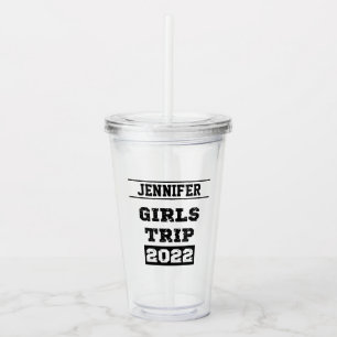 Copo De Acrílico Girls Trip 2022 Girls Weekend
