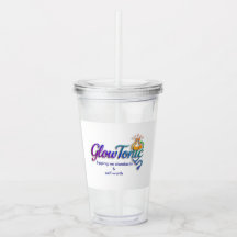 GlowTonic: Brilho No Tumbler de plástico Go - 16oz