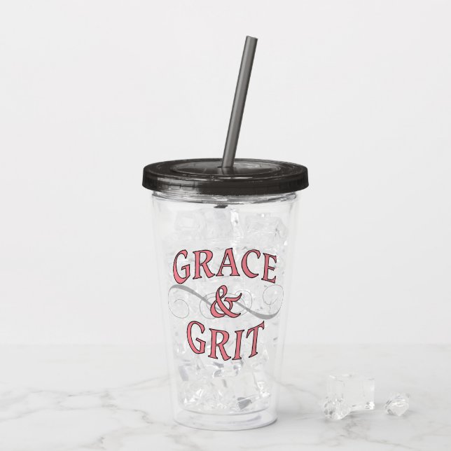 Copo De Acrílico Grace & Grit para a senhora durona (Gelo traseiro)