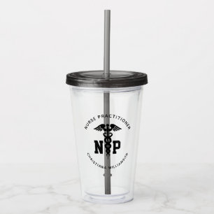 Copo De Acrílico Graduação de Enfermeiro NP Personalizado
