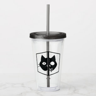 Copo De Acrílico Gráfico do gato de Schrödinger