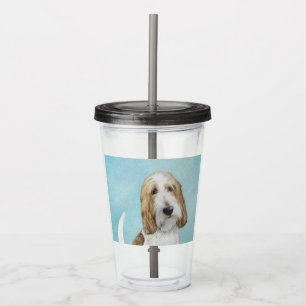 Copo De Acrílico Grand Basset Griffon Vendeen - Arte Original para 