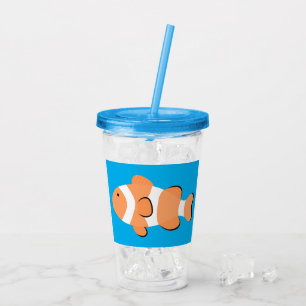 Copo De Acrílico Grande Peixe Nemo!