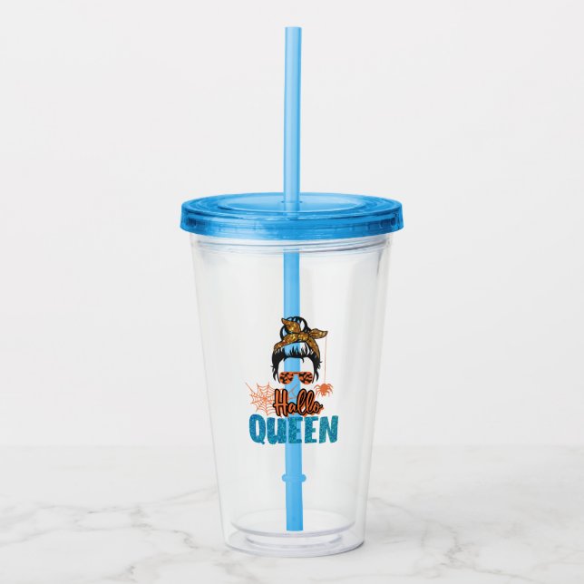 Copo De Acrílico Hallo Queen (Frente)