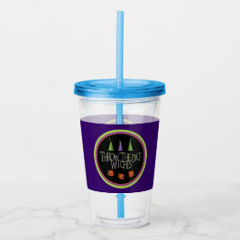 Copo De Acrílico Halloween Joga O Dice Bruxas Festa Bunco