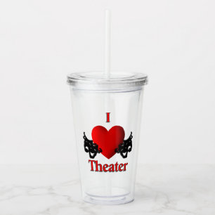 Copo De Acrílico I Heart Theater