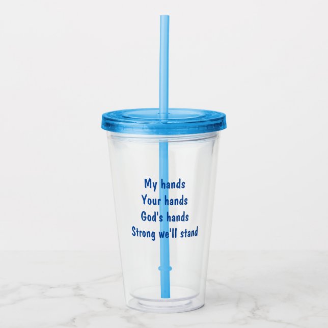 Copo De Acrílico Inspirational Tumbler  (Frente)