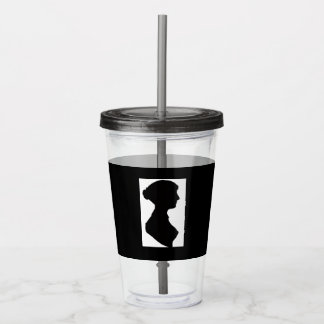 Copo De Acrílico Jane Austen Acrylic tumbler