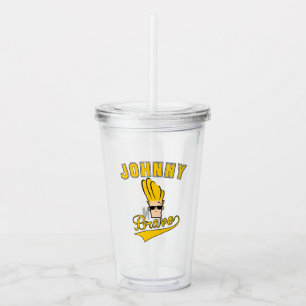 Copo De Acrílico Johnny Bravo Collegiate Graphic
