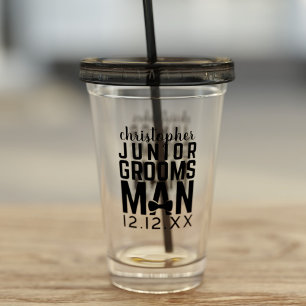 Copo De Acrílico Junior Groomsman Wedding Favor Tumbler