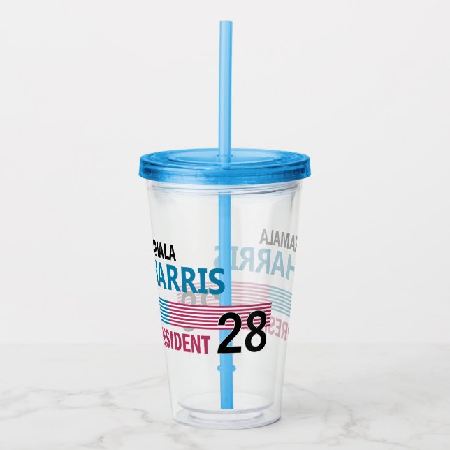 Copo De Acrílico Kamala Harris 2028 (Frente)