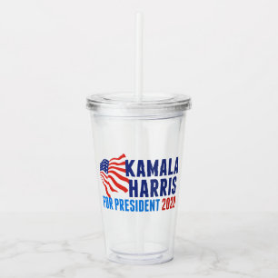 Copo De Acrílico Kamala Harris para o Presidente 2020