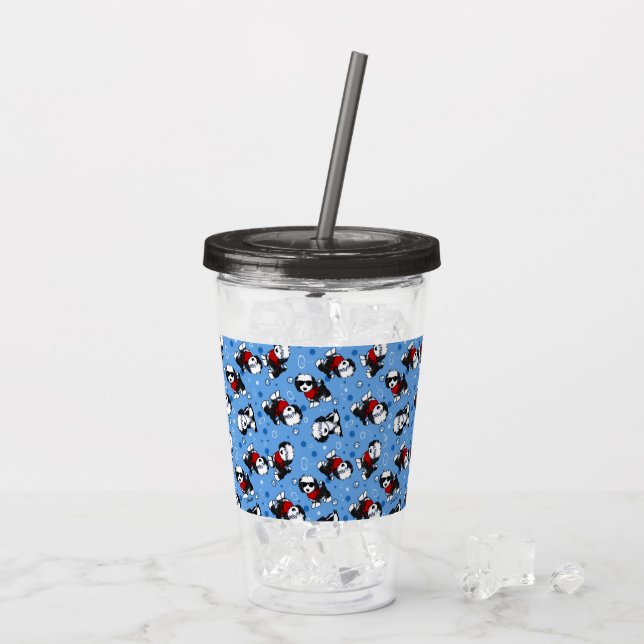 Copo De Acrílico KiniArt Cutieface Havanese Acrylic Tumbler (Gelo traseiro)