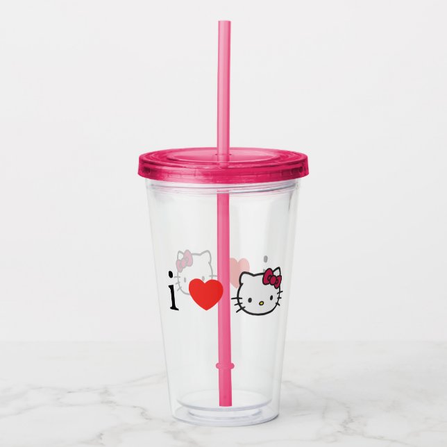 Copo De Acrílico Kitty Acrylic Tumbler (Frente)