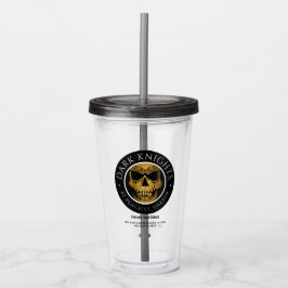 Copo De Acrílico Knights Logotipo Acrílico Tumbler