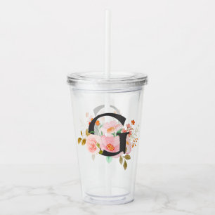 Copo De Acrílico Letra G