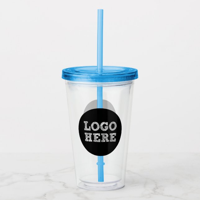 Copo De Acrílico Logotipo aqui (Frente)