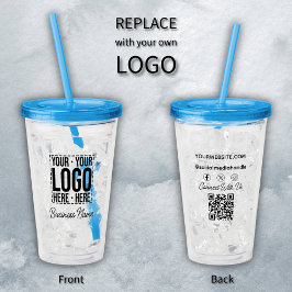 Copo De Acrílico Logotipo corporativo personalizado Empresa moderna