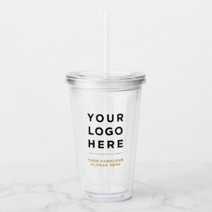 Copo De Acrílico Logotipo de camelo - Tumbler acrílico com palha se