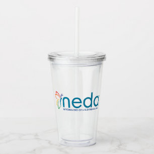 Copo De Acrílico Logotipo NEDA - Tumbler acrílico