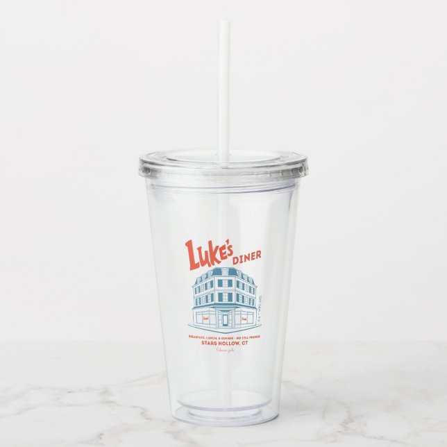 Copo De Acrílico Luke’s Diner Stars Hollow Design (Frente)