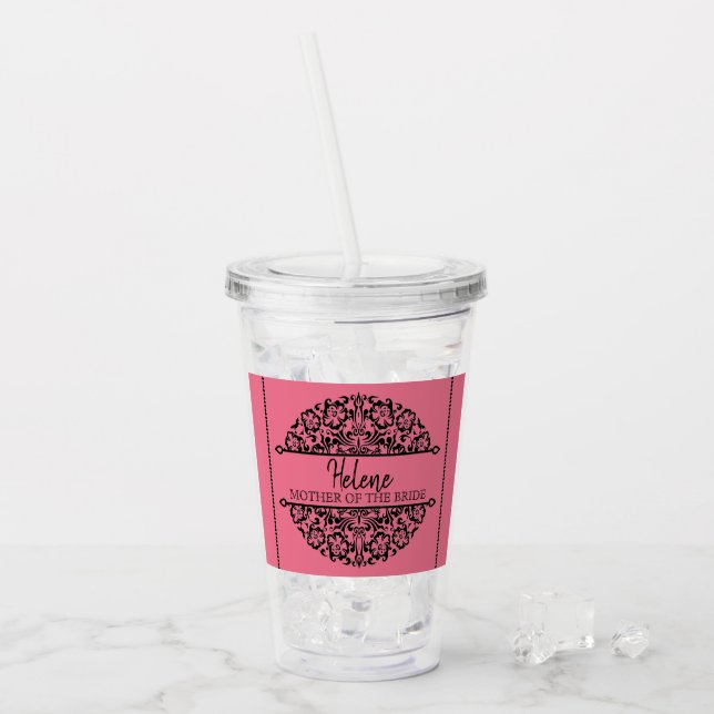 COPO DE ACRÍLICO MÃE PERSONALIZADA DO TUMBLER ACRÍLICO BRIDE (Gelo frontal)
