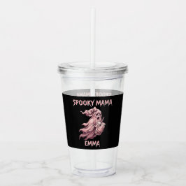 Copo De Acrílico Mama Coquete Personalizada Espetacular Bolha Rosa