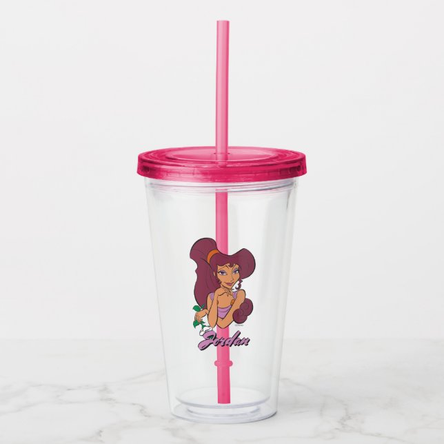 Copo De Acrílico Megara Goddess at Heart Acrylic Tumbler (Frente)