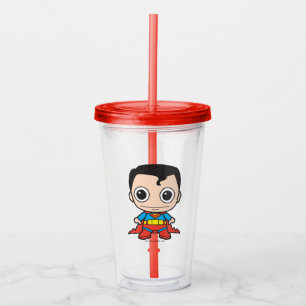 Copo De Acrílico Mini Super-Homem