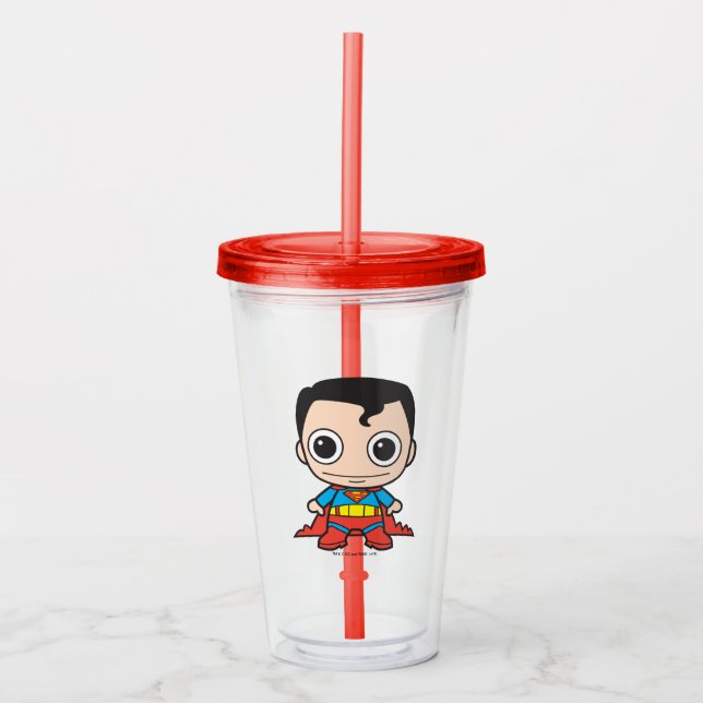 Copo De Acrílico Mini Superman (Frente)