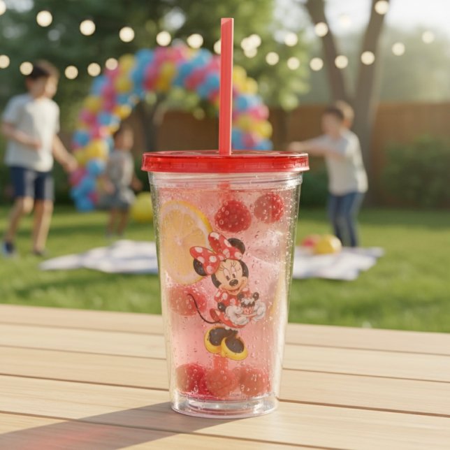 Copo De Acrílico Minnie Acrylic Tumbler (Criador carregado)