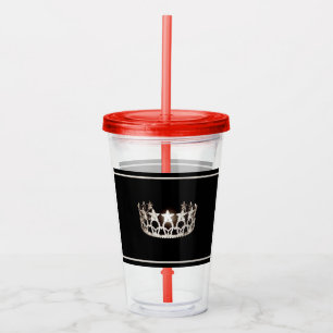Copo De Acrílico Miss USA Silver Crown Acryler
